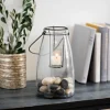 Kirkland's Home Glass Lantern With Metal Insert- Lanterns