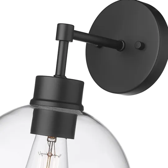 Kirkland's Home Glass Orb Outdoor Sconce Light- Outdoor Lighting