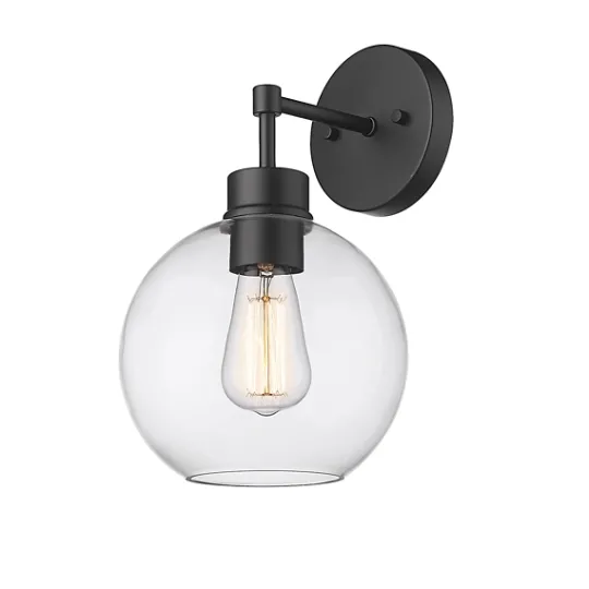 Kirkland's Home Glass Orb Outdoor Sconce Light- Outdoor Lighting