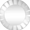 Kirkland's Home Glass Petal Round Beveled Mirror- Decorative Mirrors