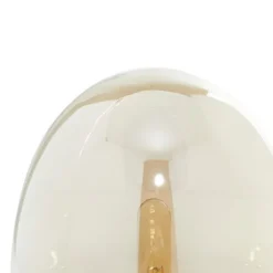 Kirkland's Home Glass Shade Gold Mushroom Table Lamp- Table Lamps