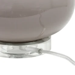 Kirkland's Home Glass Short Oval Table Lamp- Table Lamps