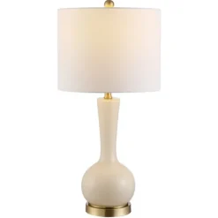 Kirkland's Home Glazed Glass Teardrop Table Lamp- Table Lamps