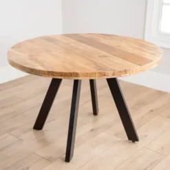 Kirkland's Home Glenn Natural Wood Dining Table- Dining Tables