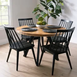 Kirkland's Home Glenn Natural Wood Dining Table- Dining Tables