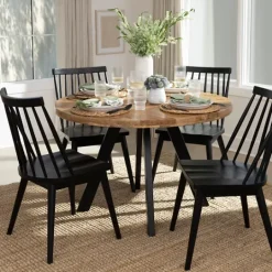 Kirkland's Home Glenn Natural Wood Dining Table- Dining Tables