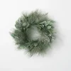 Kirkland's Home Glistening Eucalyptus Cedar Mini Wreath, 18 In.- Wreaths