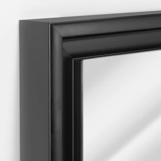 Kirkland's Home Glossy Black Frame Leaning Mirror- Framed Mirrors