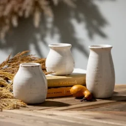 Kirkland's Home Glossy Curved Vases, Set Of 3- Vases