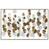 Kirkland's Home Glossy Gold Leaves Framed Wall Plaque- Wall Plaques