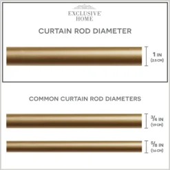 Kirkland's Home Gold Aged Mercury Sphere Curtain Rod, 72 In.- Curtain Rods & Hardware