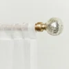 Kirkland's Home Gold Aged Mercury Sphere Curtain Rod, 120 In.- Curtain Rods & Hardware