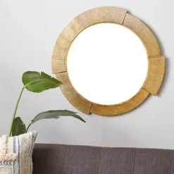 Kirkland's Home Gold Aluminum Kingsley Wall Mirror- Decorative Mirrors