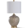 Kirkland's Home Gold And Aged Ivory Gourd Table Lamp- Table Lamps