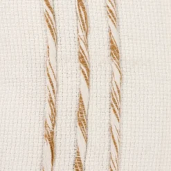 Kirkland's Home Gold And Ivory Color Block Pillow- Pillows