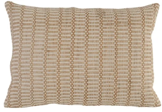 Kirkland's Home Gold And Ivory Haven Lumbar Pillow- Pillows