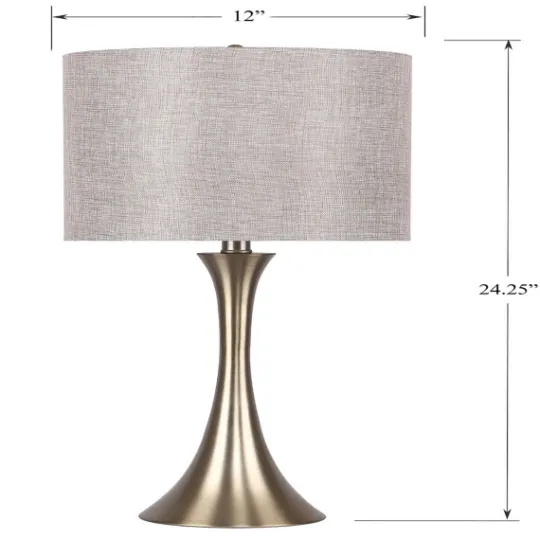 Kirkland's Home Gold And Tapered Table Lamps, Set Of 2- Table Lamps