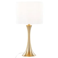 Kirkland's Home Gold And Tapered Table Lamps Set Of 2- Table Lamps