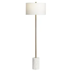 Kirkland's Home Gold And Terrazzo Floor Lamp- Floor Lamps