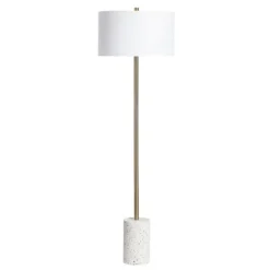 Kirkland's Home Gold And Terrazzo Floor Lamp- Floor Lamps