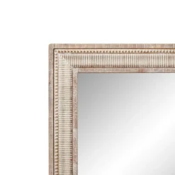 Kirkland's Home Gold And White Washed Carved Frame Mirror- Decorative Mirrors