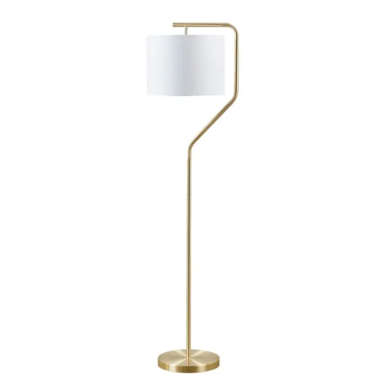 Kirkland's Home Gold Angular Modern Floor Lamp- Floor Lamps