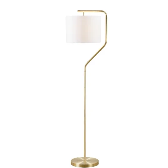 Kirkland's Home Gold Angular Modern Floor Lamp- Floor Lamps