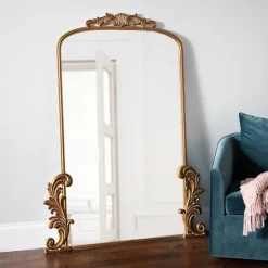 Kirkland's Home Gold Bordeaux Ornate Leaner Mirror, 46X63 In.- Full Length & Floor Mirrors