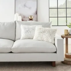 Kirkland's Home Gold Branches Faux Fur Lumbar Pillow- Pillows