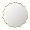 Kirkland's Home Gold Curved Sunburst Wall Mirror- Decorative Mirrors