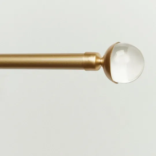 Kirkland's Home Gold Eleanor Curtain Rod Set, 72 In.- Curtain Rods & Hardware
