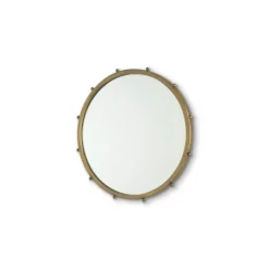Kirkland's Home Gold Elena I Small Wall Mirror- Decorative Mirrors
