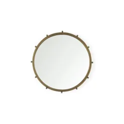 Kirkland's Home Gold Elena I Small Wall Mirror- Decorative Mirrors