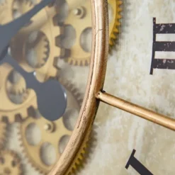Kirkland's Home Gold Gilded Frame Round Wall Clock- Clocks
