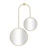 Kirkland's Home Gold Ingrid Metal Modern Wall Mirror- Decorative Mirrors