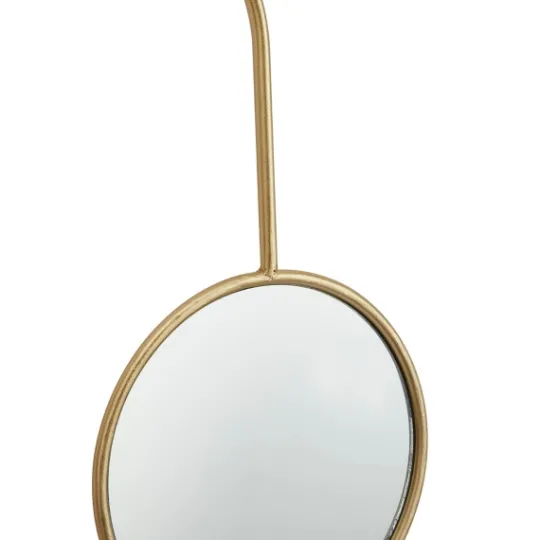 Kirkland's Home Gold Ingrid Metal Modern Wall Mirror- Decorative Mirrors