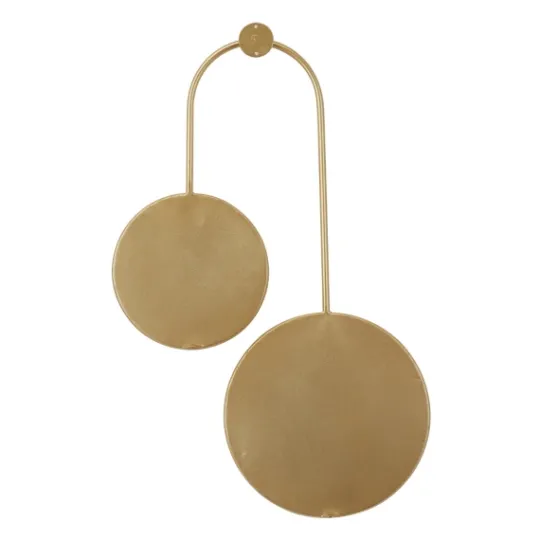 Kirkland's Home Gold Ingrid Metal Modern Wall Mirror- Decorative Mirrors