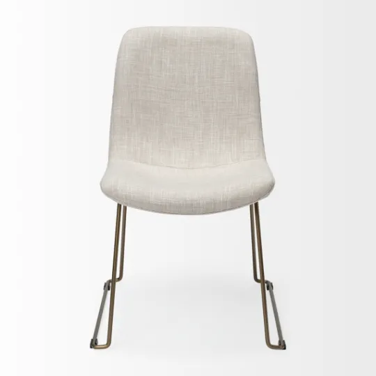 Kirkland's Home Gold Iron And Fabric Dining Chairs, Set Of 2- Dining Chairs