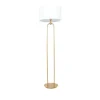 Kirkland's Home Gold Iron Arch Base Floor Lamp- Floor Lamps