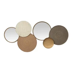 Kirkland's Home Gold Layered Plates With Mirrors Wall Plaque- Wall Plaques