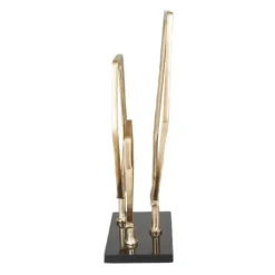 Kirkland's Home Gold Marble Layered Geometric Loops Statue- Statues & Figurines
