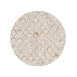 Kirkland's Home Gold Metal And Capiz Shell Top Accent Table- Accent & End Tables
