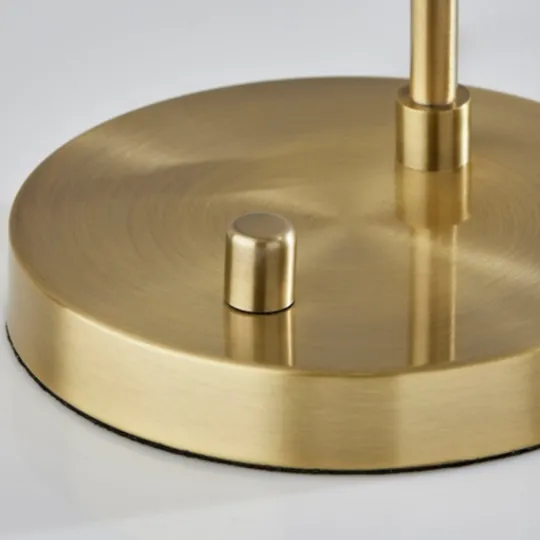Kirkland's Home Gold Metal And Dual Glass Shade Table Lamp- Table Lamps