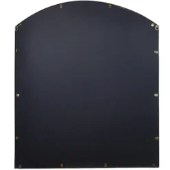 Kirkland's Home Gold Metal Arch Frame Pane Overlay Wall Mirror- Decorative Mirrors