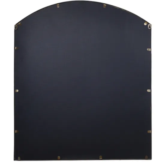 Kirkland's Home Gold Metal Arch Frame Pane Overlay Wall Mirror- Decorative Mirrors