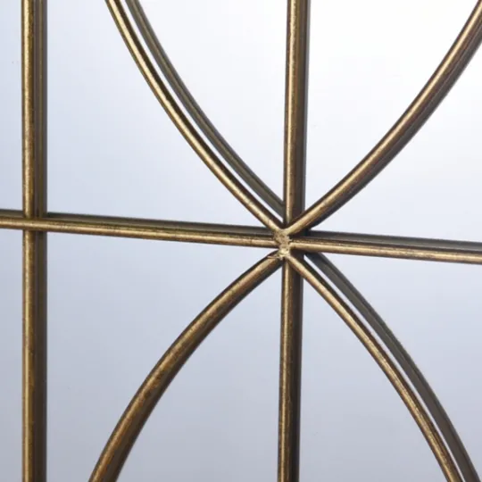 Kirkland's Home Gold Metal Arch Fretwork Wall Mirror- Decorative Mirrors