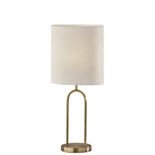 Kirkland's Home Gold Metal Arched Table Lamp- Table Lamps