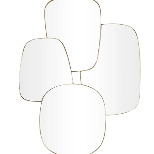 Kirkland's Home Gold Metal Caspian Wall Mirror- Decorative Mirrors