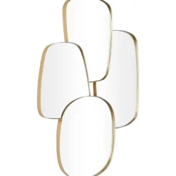 Kirkland's Home Gold Metal Caspian Wall Mirror- Decorative Mirrors