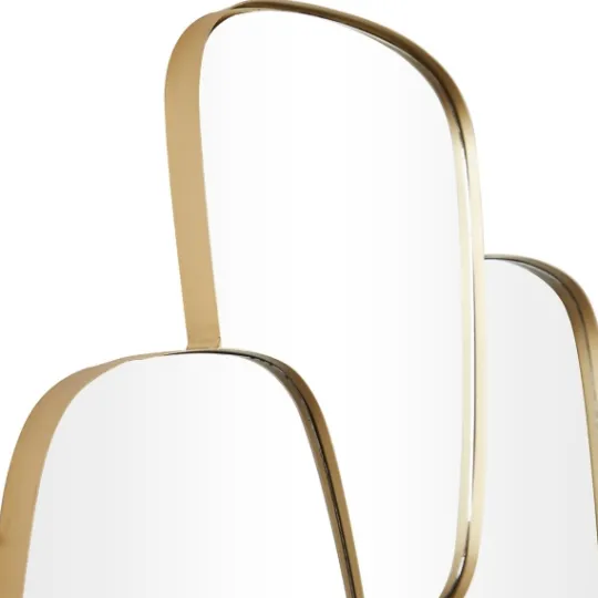 Kirkland's Home Gold Metal Caspian Wall Mirror- Decorative Mirrors